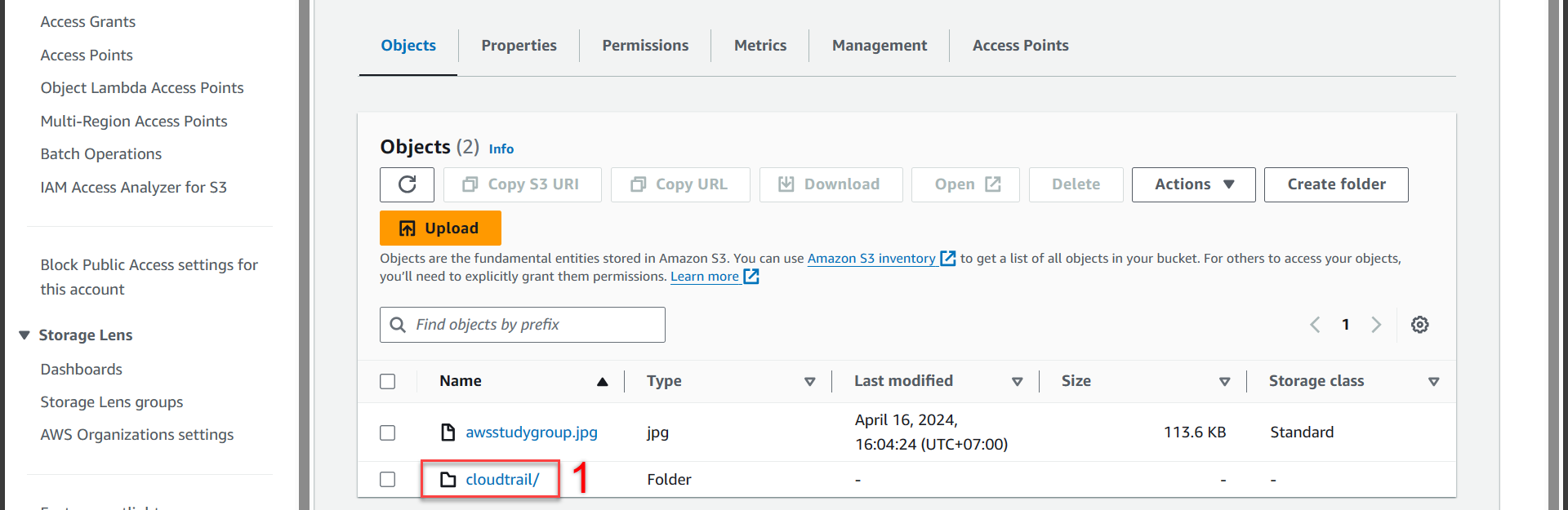 test cloudtrail